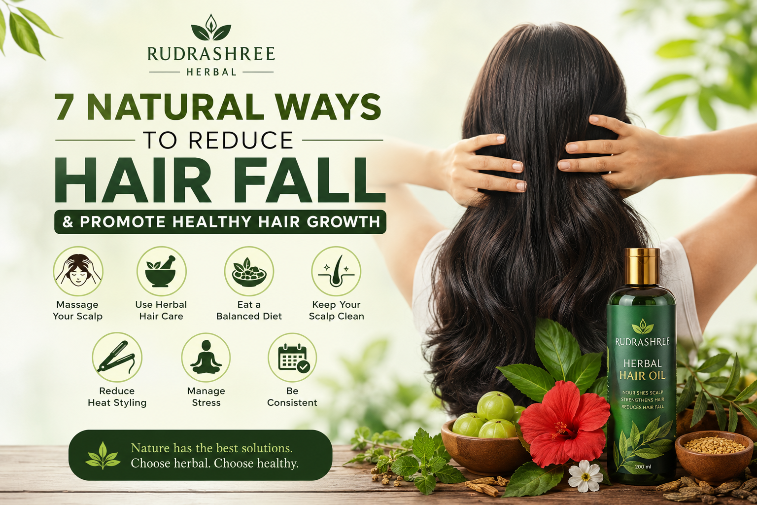 7 Natural Ways to Reduce Hair Fall and Promote Healthy Hair Growth