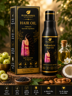 Rudrashree Ayurvedic Hair Oil – Authentic Ayurvedic Taila Paka (Sirpak) Process with 21+ Herbs