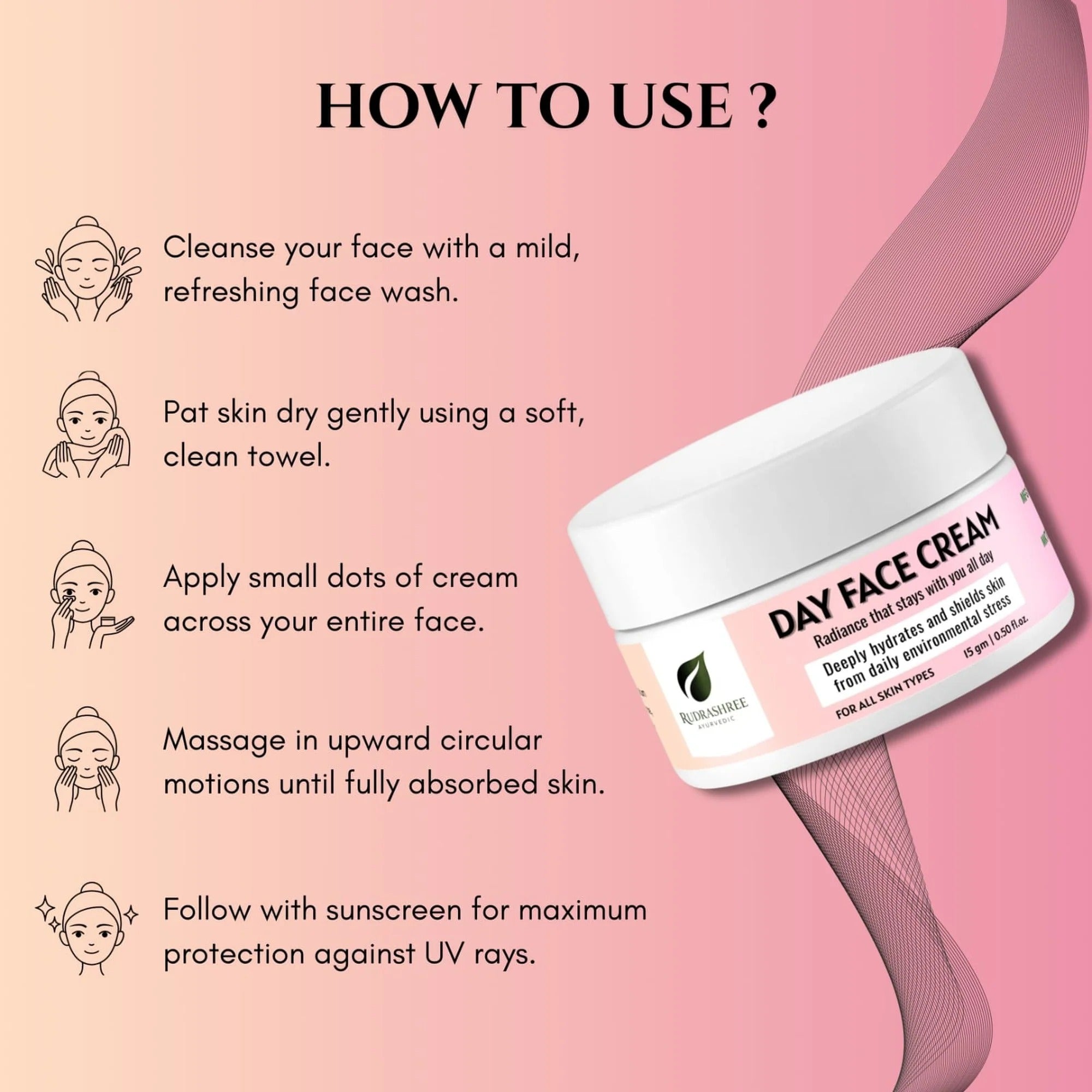 Rudrashree Day Face Cream – Deep Hydration & Daily Skin Protection