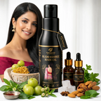 Rudrashree Ayurvedic Hair Oil & Shampoo Combo – Hair Fall Control, Hair Growth & Deep Scalp Nourishment